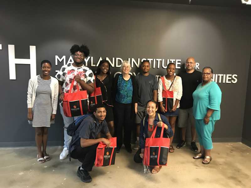 Group photo of interns and instructors for Lakeland oral history project